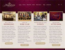Tablet Screenshot of magnavinocellars.com